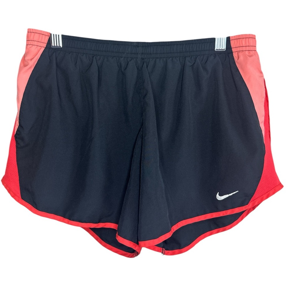 Nike Tempo Dr-Fit Running Shorts, Women's Size M,‎ Black/Orage